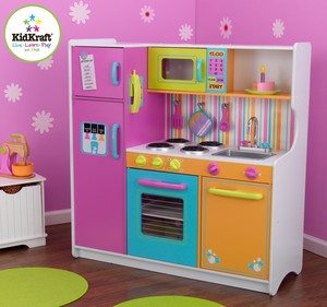 Kidkraft Luxus Gross Und Hell Kuche Kinder Holz Spiel Kuche Ebay