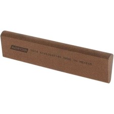 Norton 61463687140 4x1x7/16" India AO Abrasive Slips Round Edge Medium Grit 5 pk