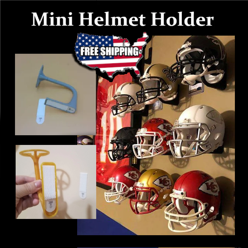 american football helmet wall mount Mini Football Helmet Wall Hanger Mount