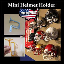 Mini casco de fútbol americano soporte de suspensión de pared