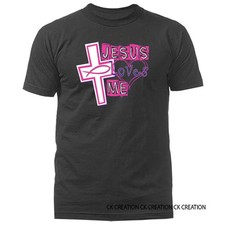 JESUS LOVES ME Christian Religious God Bible Church Jesus Christ T-shirt