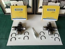 Pair of SUPER STRENGTH U-Joints, Universal Joint Moog #378, w/FREE Grease Tool