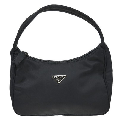 Prada Black Nylon Handbag 16 NQ08142