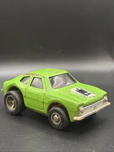 Tonka Pullback Gremlin Pressed Steel Car Lime Green Made in Japan VTG