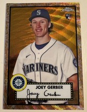 Joey Gerber 2021 Topps Chrome Platinum Anniversary #88 Gold & Rose Gold Auto /50