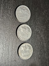 Lot Of 3 Spain 1 Peseta Coins Circulated 1997, 1993, 1996
