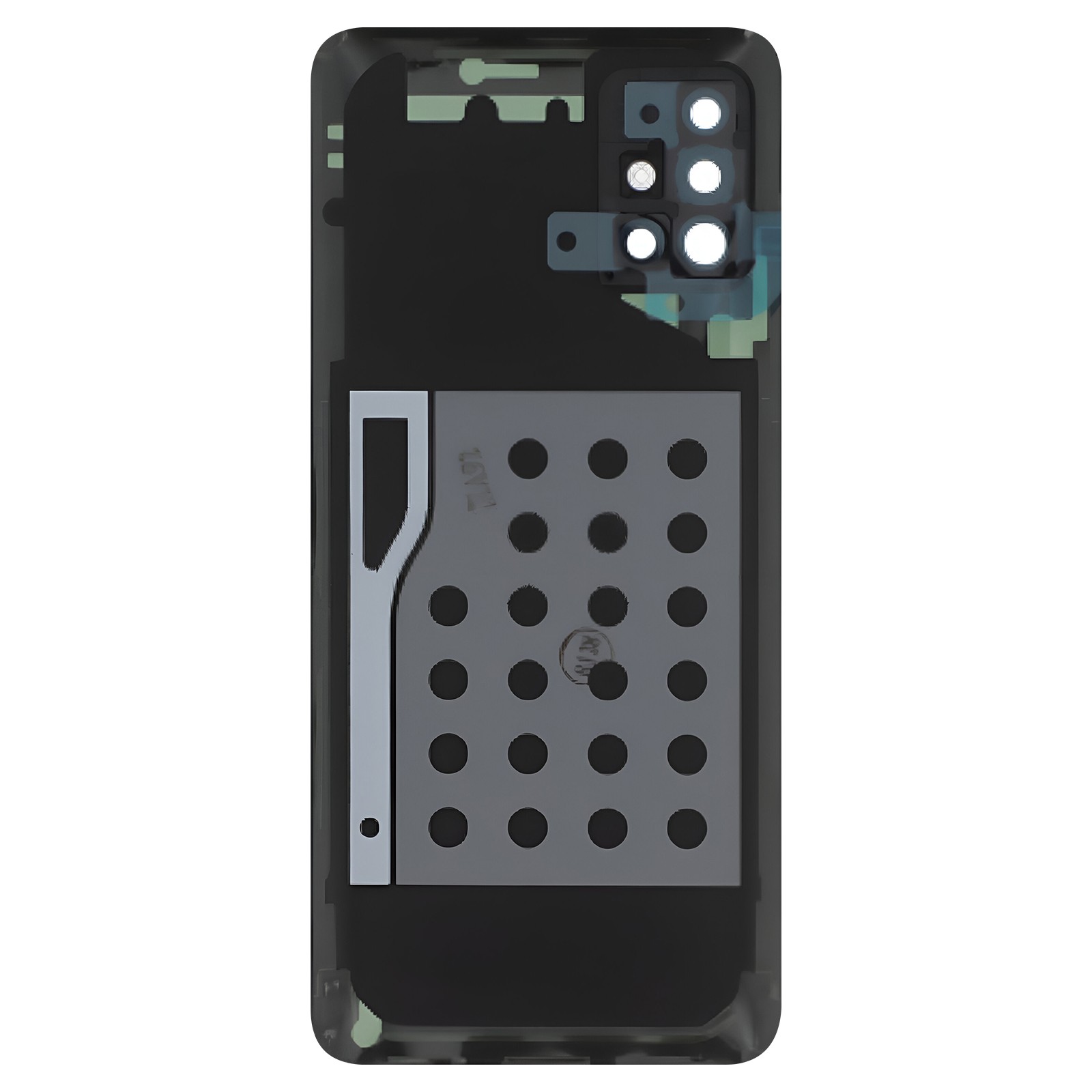Cache batterie Samsung Galaxy A51 d'origine en verre noir