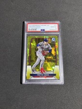 (PSA 10) 2023 Bowman Chrome Sapphire Triston Casas #/50 Variation Rookie #32