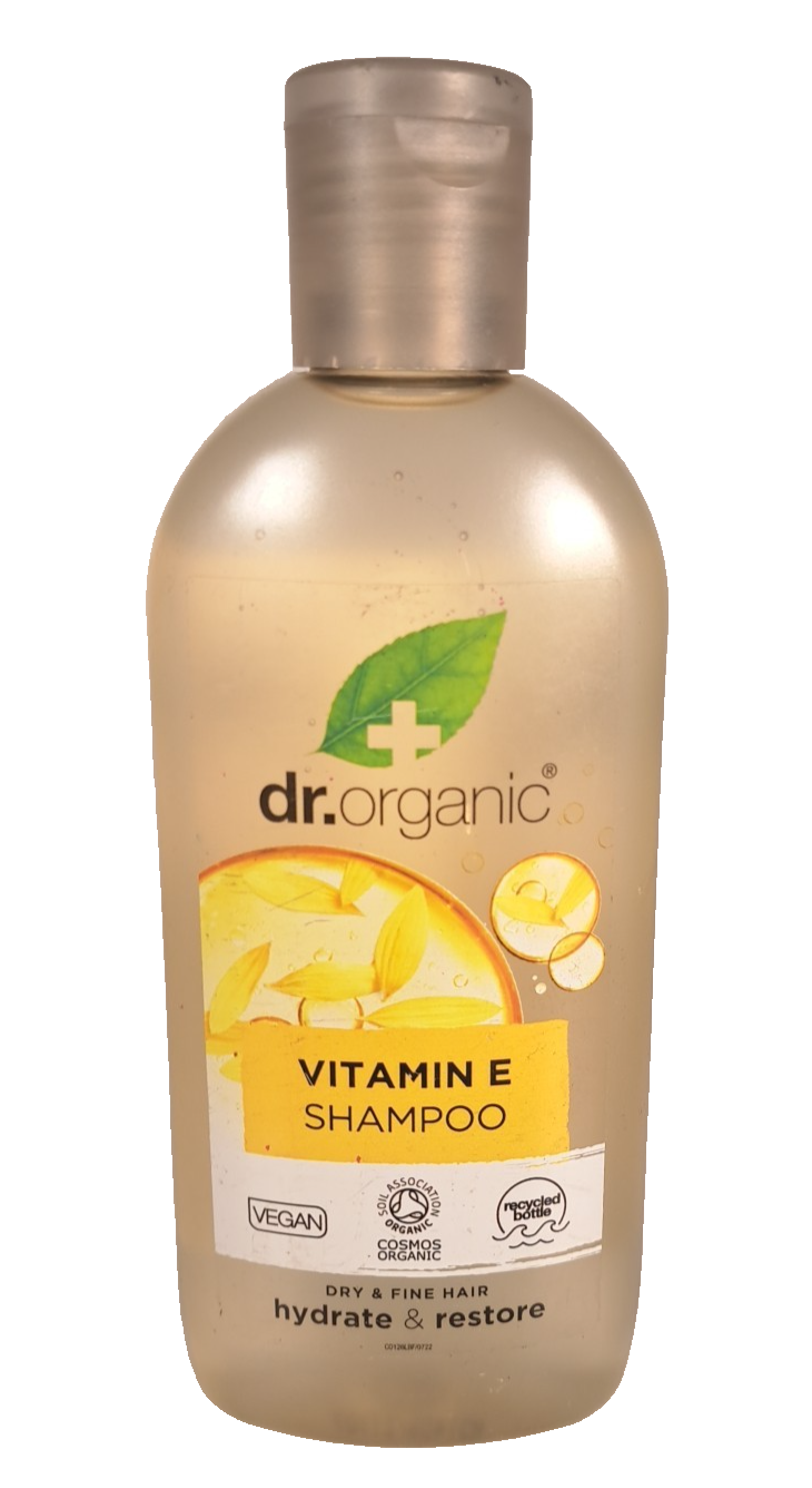 Dr. Organic Replenish & Soothe Shampoo Vitamin E Moisturising Formula 265Ml - Image 2