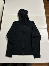Nike Tech Jacket Medium Black Fleece Full Zip Hoodie Retro Sportswear Skater