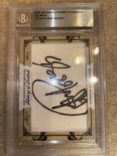 2014 Leaf History of Football Cut Signatures Rob Moore (AU)