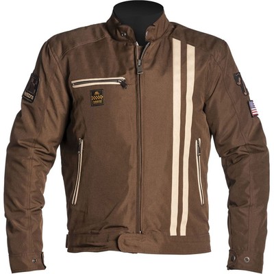 Helstons Cobra Motorcycle Motorbike Textile Jacket Brown / Beige