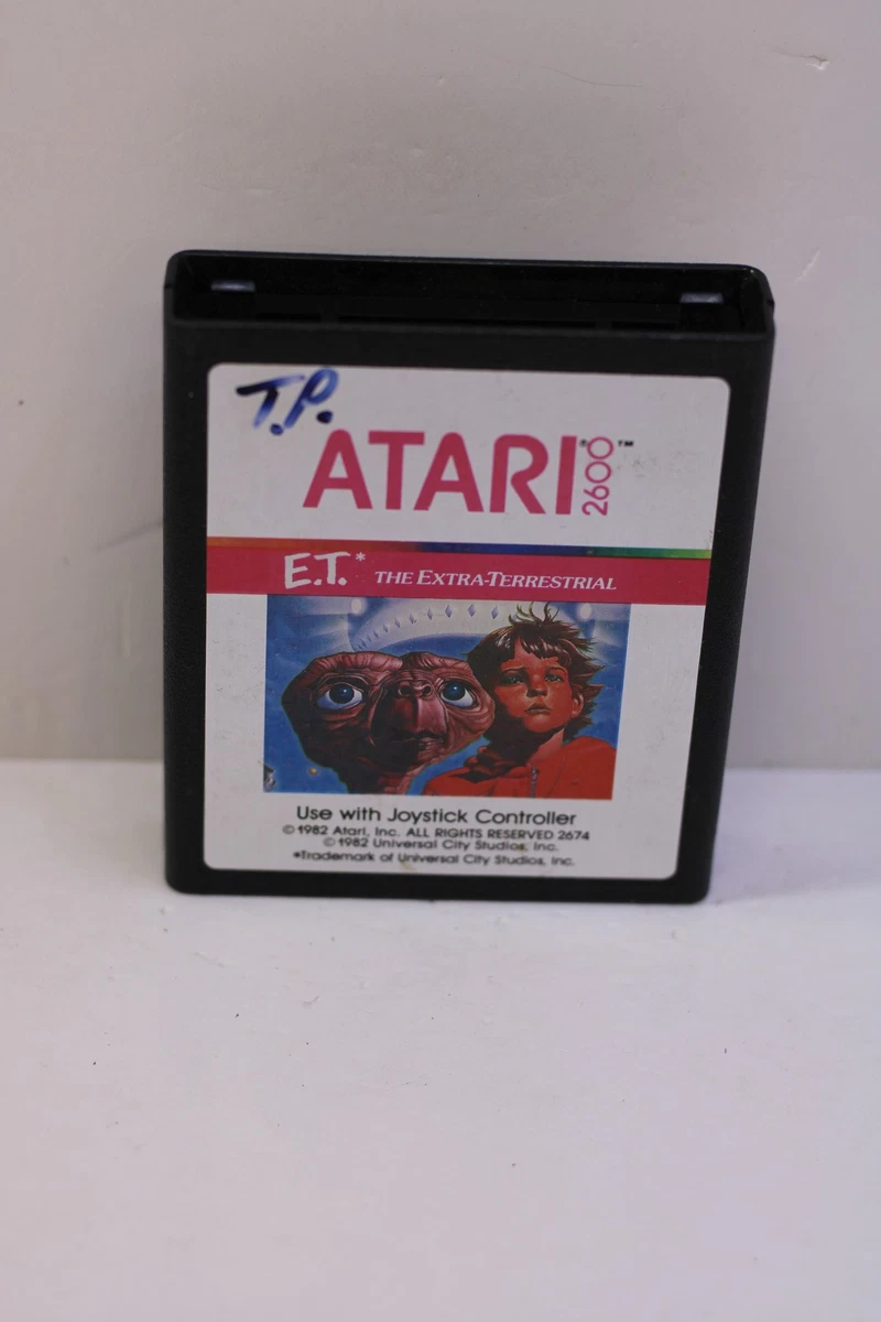 Jeu E.T. Atari 2600 PAL, Rare, Complet En Boîte, Bon état
