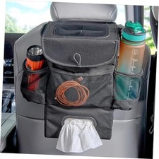 StashAway Car Trash Can with Tissue Holder - Car Organizer with Trash Can,