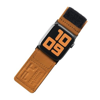 Tefeca Fortitude Series Leather Ultrawide Band Compatible Apple Watch