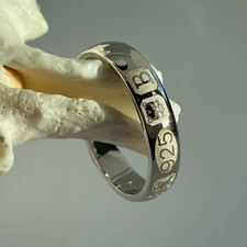 5mm Size T 1/2 Sterling Silver Wedding Band Ring | Full Hallmarks | London 2026