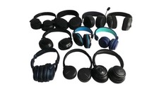 Lot of 10 Wireless Different Brands Headphones - Free Shipping.