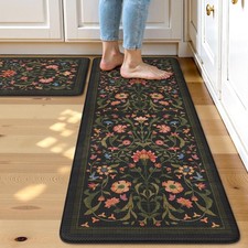 Kitchen Mats for Floor 2PCS, Cushioned Anti Fatigue Mat Non Slip Waterproof K...