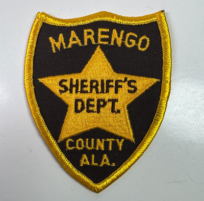 Marengo County Sheriff Alabama AL 3.75'' Patch B4