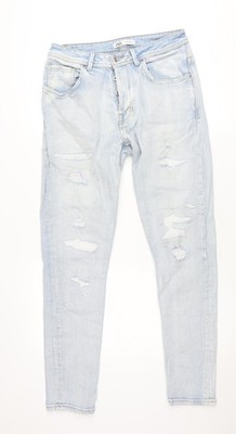 Boyfriend-Jeans Damen UK Größe 14 Zara Relaxed Fit