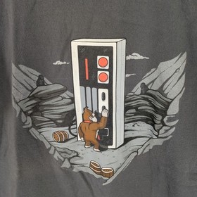 Tee Fury Donkey Kong NES Dawn of Gaming Sz M Tshirt Controller 2001 Space Odysee