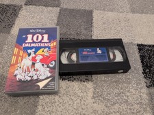 Cassette vidéo vintage VHS Walt Disney Les 101 Dalmatiens VF