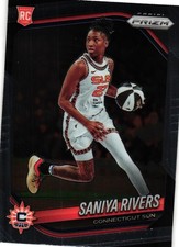 2025 Panini Prizm WNBA #131 Saniya Rivers-Red RC