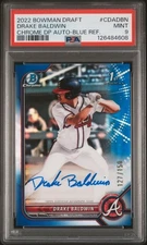 2022 Bowman Draft Drake Baldwin #CDADBN True Blue /150 PSA 9 MINT ROY?