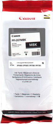 Original Canon Tintenpatrone Schwarz PFI-207mbk 8788B001