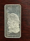 Vintage THE RAMROD 1 Troy Oz. .999 Fine Silver Bar - Hamilton Mint