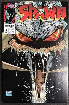 Spawn #4 Classic Todd McFarlane Cover Image Comics Direct Edition 1992 NM