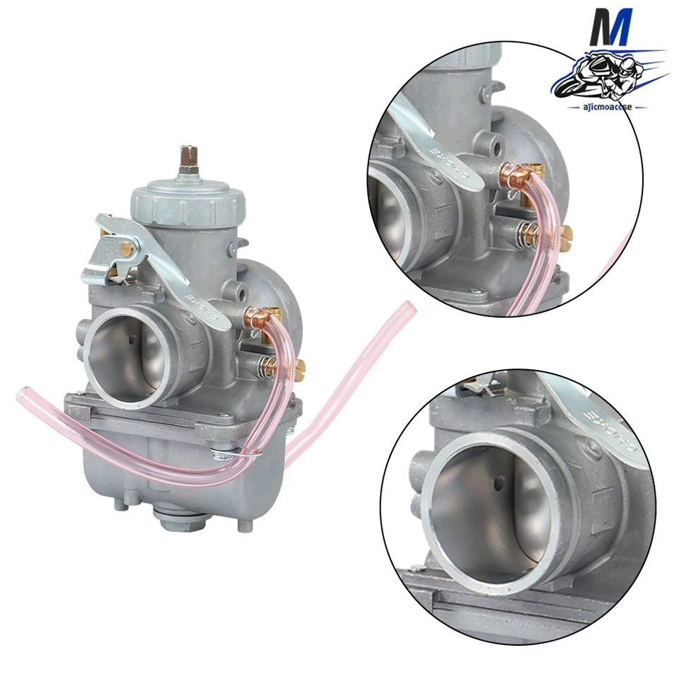 Carburador para Suzuki YZ125 1975-1984 RM125 1975-1981 34 mm Foto 4 de 4