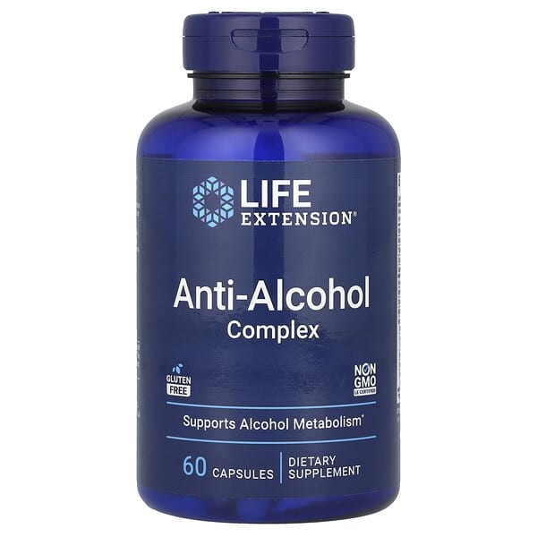 Life Extension, Anti-Alcohol Complex, 60 Capsules Fresh Stock, Free P&P - Image 2