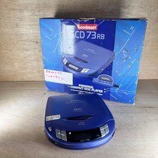Goodmans GCD 73RB Portable CD Player Anti-Shock WORKING Boxed