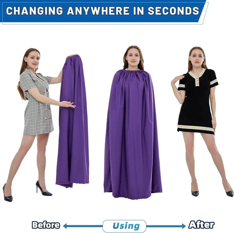 Tienda Vestuario Portátil - Cubre para Cambiar Ropa, Apta para Playa... Foto 3 de 4