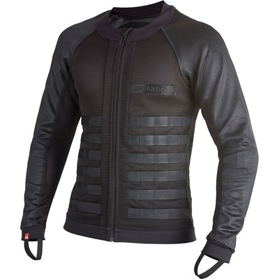 Pando Moto Commando UH Motorrad Motorrad Textiljacke schwarz