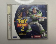 Toy Story 2 Buzz Lightyear Sega Dreamcast CIB Manual Untested Crack Case
