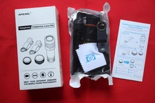NEW APEXEL TECHNOLOGY TELEPHOTO CELLPHONE LENS KIT