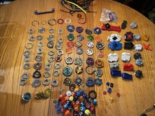 Huge Beyblades Lot Of Blades Ratchets Launchers Multiple Generations LQQK