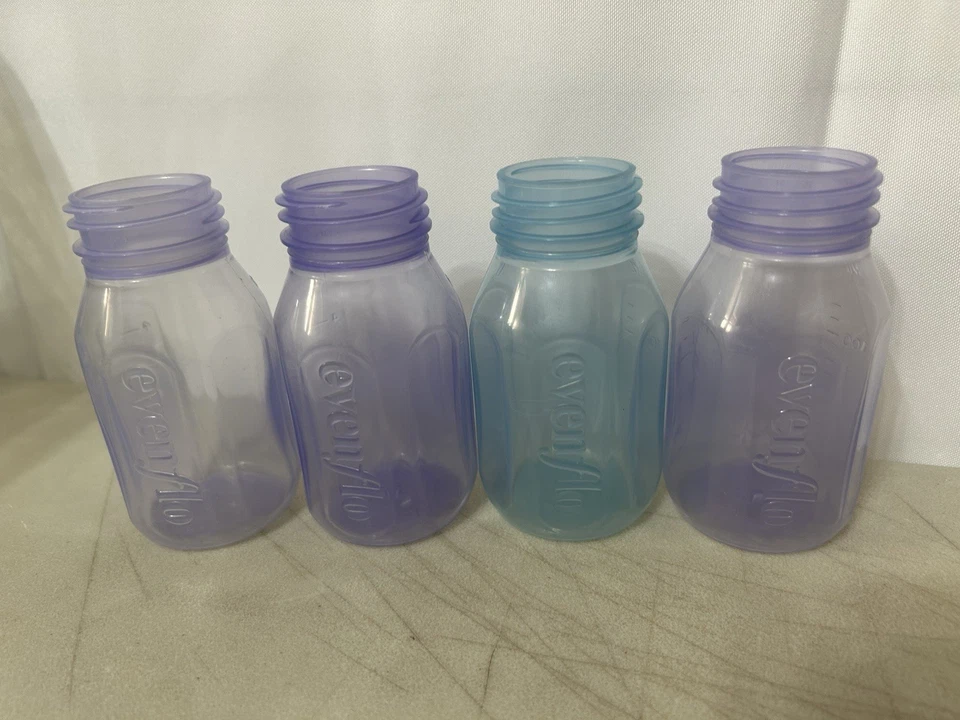 Biberones Evenflo vintage pirámide primera respuesta sin pezones Foto 3 de 4