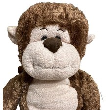 Retired Build A Bear Magnificent Monkey 18 inches Brown Fuzzy Stuffed Animal EUC