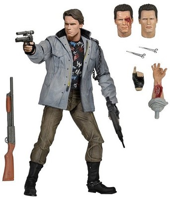 The Terminator Arnold Schwarzenegger T-800 Ultimate  7'' scale  action figur Neu