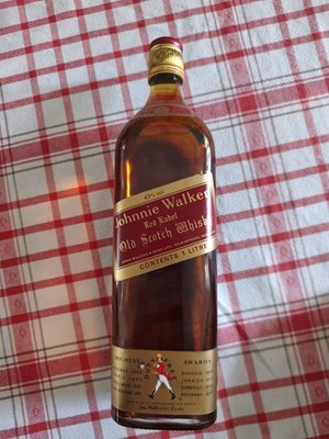 Rarität! Alte Flasche Johnnie Walker Red Label 1 L