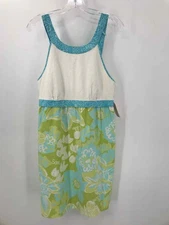 Pre-Owned Lilly Pulitzer Green Size 2 Short Sleeveless Dress