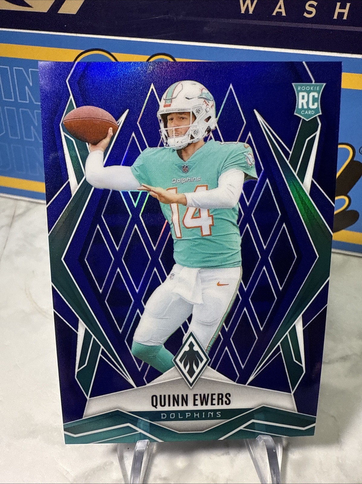 2025 Phoenix Quinn Ewers (RC) Blue #159 /50 Miami Dolphins