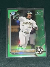 2022 Bowman Draft Chrome Clark Elliott GREEN /99