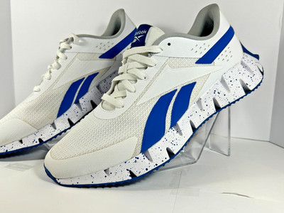 Reebok Men's Size 13 White Blue Athletic Running Shoes Comfort Footbed CZ6270