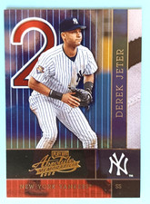 2002 ABSOLUTE MEMORABLIA DEREK JETER #90 BASE CARD NEW YORK YANKEES