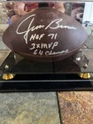 Wilson NFL Jim Brown Cleveland Browns Autographed Football PSA/DNA w/case