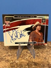 "COWBOY" BOB ORTON 2022 Panini IMPECCABLE WWE IMMORTAL INK SILVER HOLO AUTO /25